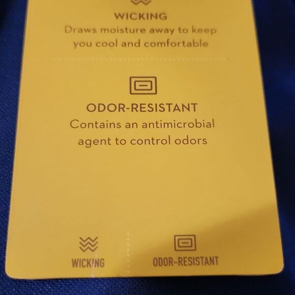 - Tek Gear Men Large NWT blue wicking odor resistant blue tshirt - Picture 4 of 6